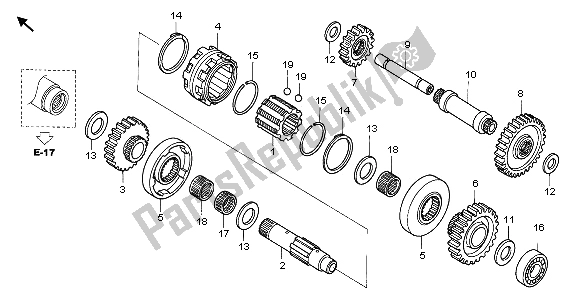 Susunan best sale gearbox ex5